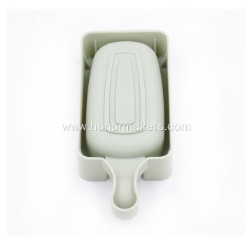 Silicone single ice cream mold